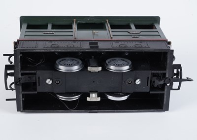 Lot 184 - A plastic kit-built G-gauge 0-4-0 Continental Steam Railcar