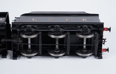 Lot 185 - A Gladiator Models metal kit-built 0-gauge 0-6-0 locomotive and six-wheel tender