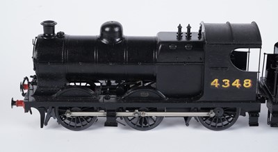 Lot 185 - A Gladiator Models metal kit-built 0-gauge 0-6-0 locomotive and six-wheel tender