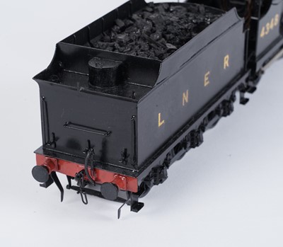 Lot 185 - A Gladiator Models metal kit-built 0-gauge 0-6-0 locomotive and six-wheel tender