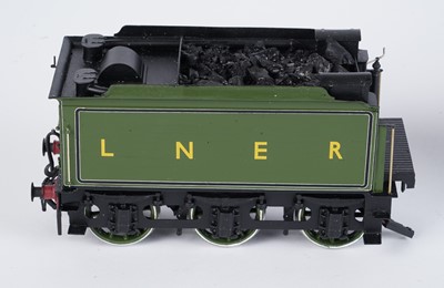 Lot 191 - A metal kit-built 0-gauge 4-6-0 locomotive and six-wheel tender