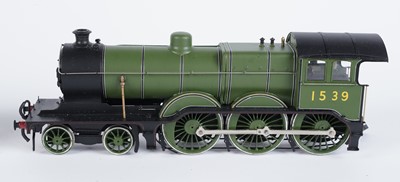 Lot 191 - A metal kit-built 0-gauge 4-6-0 locomotive and six-wheel tender