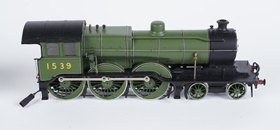 Lot 191 - A metal kit-built 0-gauge 4-6-0 locomotive and six-wheel tender