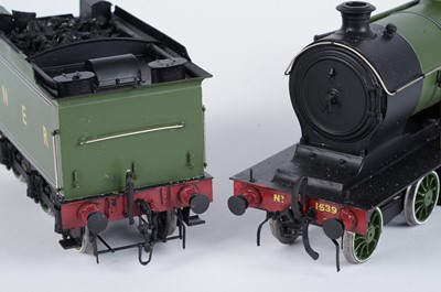 Lot 191 - A metal kit-built 0-gauge 4-6-0 locomotive and six-wheel tender