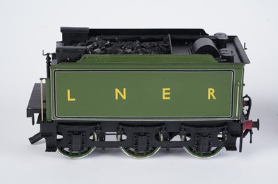 Lot 191 - A metal kit-built 0-gauge 4-6-0 locomotive and six-wheel tender