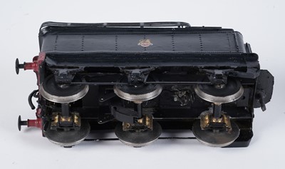 Lot 197 - A metal kit-built 0-gauge 0-6-0 locomotive and six-wheel tender