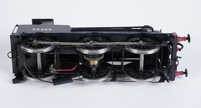 Lot 197 - A metal kit-built 0-gauge 0-6-0 locomotive and six-wheel tender