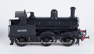 Lot 197 - A metal kit-built 0-gauge 0-6-0 locomotive and six-wheel tender