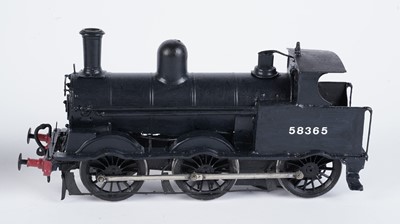Lot 197 - A metal kit-built 0-gauge 0-6-0 locomotive and six-wheel tender