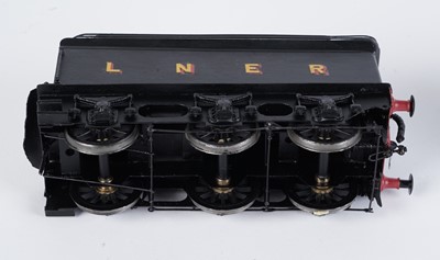 Lot 206 - A metal kit-built 0-gauge 4-4-0 locomotive and six-wheel tender