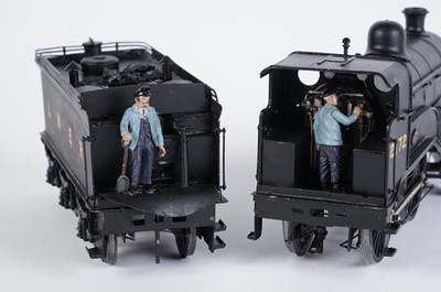 Lot 206 - A metal kit-built 0-gauge 4-4-0 locomotive and six-wheel tender