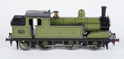 Lot 207 - A metal kit-built 0-gauge 0-6-2 locomotive
