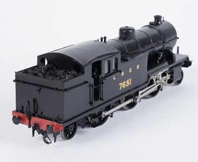Lot 220 - A metal kit-built 0-gauge 2-6-2 tank locomotive