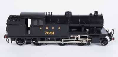 Lot 220 - A metal kit-built 0-gauge 2-6-2 tank locomotive