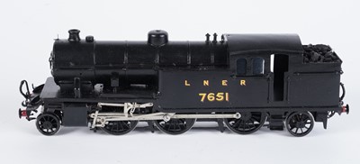 Lot 220 - A metal kit-built 0-gauge 2-6-2 tank locomotive