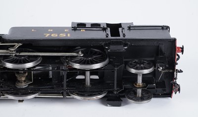 Lot 220 - A metal kit-built 0-gauge 2-6-2 tank locomotive