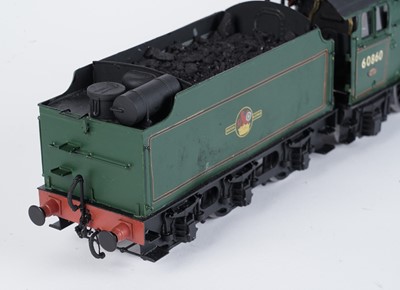 Lot 225 - A metal kit-built 0-gauge 2-6-2 locomotive and six-wheel tender