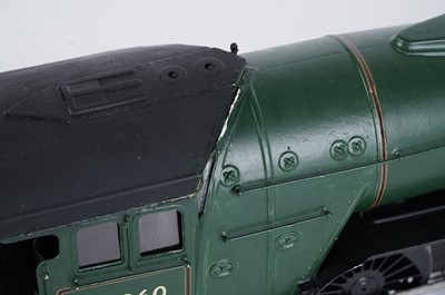 Lot 225 - A metal kit-built 0-gauge 2-6-2 locomotive and six-wheel tender