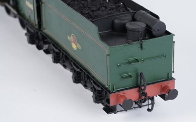 Lot 225 - A metal kit-built 0-gauge 2-6-2 locomotive and six-wheel tender