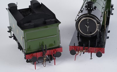 Lot 238 - A metal kit-built 0-gauge 4-4-0 locomotive and six-wheel tender