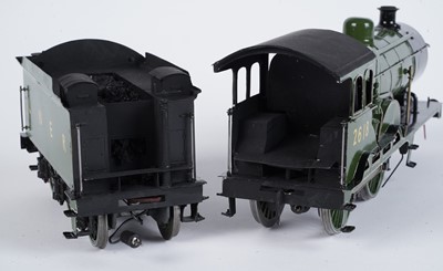 Lot 238 - A metal kit-built 0-gauge 4-4-0 locomotive and six-wheel tender