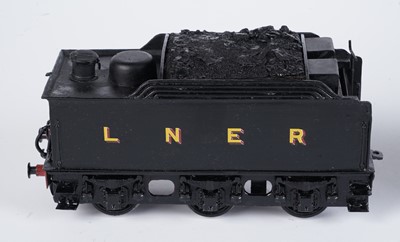 Lot 241 - A metal kit-built 0-gauge 4-6-0 locomotive and six-wheel tender
