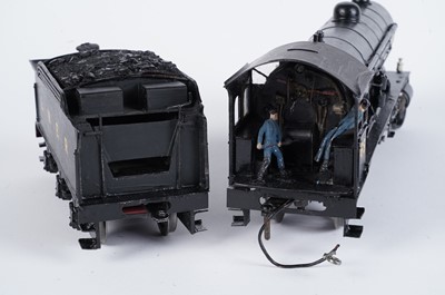 Lot 241 - A metal kit-built 0-gauge 4-6-0 locomotive and six-wheel tender