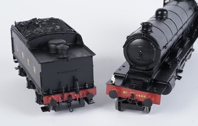 Lot 241 - A metal kit-built 0-gauge 4-6-0 locomotive and six-wheel tender