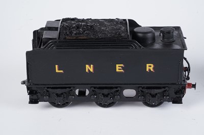 Lot 241 - A metal kit-built 0-gauge 4-6-0 locomotive and six-wheel tender