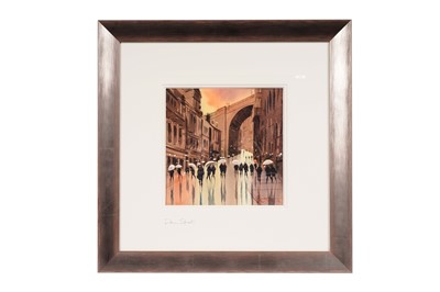 Lot 1247 - Peter Rodgers - Dean Street | watercolour
