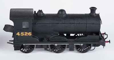 Lot 252 - A metal kit-built 0-gauge 0-6-0 locomotive and six-wheel tender