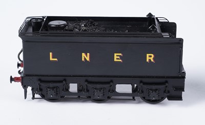 Lot 263 - A metal kit-built 0-gauge 2-6-0 locomotive and six-wheel tender