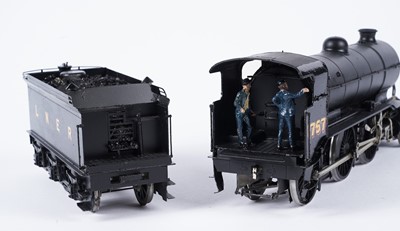 Lot 263 - A metal kit-built 0-gauge 2-6-0 locomotive and six-wheel tender