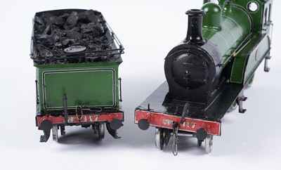 Lot 264 - A metal kit-built 0-gauge 4-4-0 locomotive and six-wheel tender