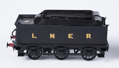 Lot 265 - A metal kit-built 0-gauge 4-6-0 locomotive and six-wheel tender