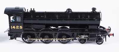 Lot 265 - A metal kit-built 0-gauge 4-6-0 locomotive and six-wheel tender
