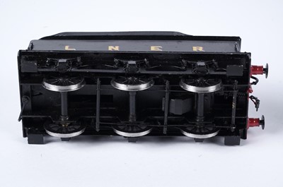 Lot 265 - A metal kit-built 0-gauge 4-6-0 locomotive and six-wheel tender