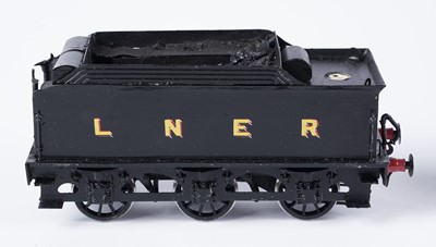 Lot 265 - A metal kit-built 0-gauge 4-6-0 locomotive and six-wheel tender