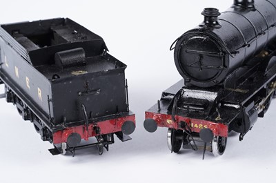Lot 265 - A metal kit-built 0-gauge 4-6-0 locomotive and six-wheel tender