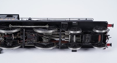 Lot 272 - A metal kit-built 0-gauge 4-4-0 locomotive and six-wheel tender