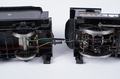 Lot 272 - A metal kit-built 0-gauge 4-4-0 locomotive and six-wheel tender