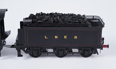Lot 272 - A metal kit-built 0-gauge 4-4-0 locomotive and six-wheel tender