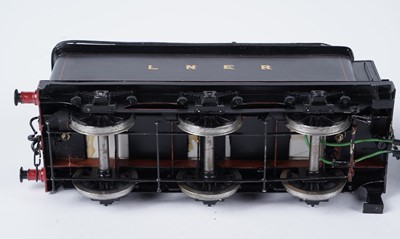 Lot 272 - A metal kit-built 0-gauge 4-4-0 locomotive and six-wheel tender