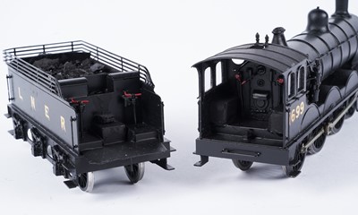 Lot 281 - A metal kit-built 0-gauge 4-6-0 locomotive and six-wheel tender