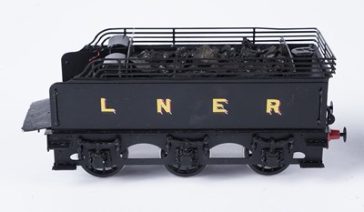 Lot 281 - A metal kit-built 0-gauge 4-6-0 locomotive and six-wheel tender