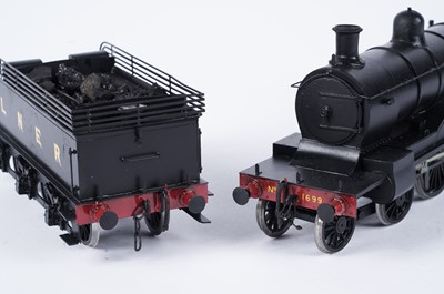 Lot 281 - A metal kit-built 0-gauge 4-6-0 locomotive and six-wheel tender