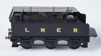 Lot 281 - A metal kit-built 0-gauge 4-6-0 locomotive and six-wheel tender