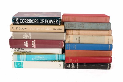 Lot 57 - A collection of C. P. Snow novels, most first editions and with dust wrappers
