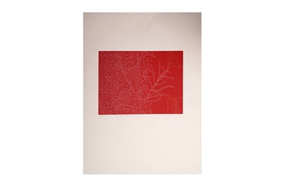 Lot 1023 - Robert Jacks AO - Lake Botanical | trail proof colour etching