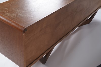 Lot 881 - Val Rossi for Beithcraft: A teak 'Organic' range floating sideboard